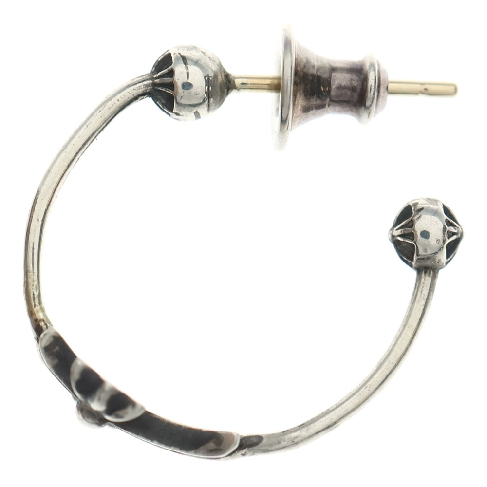 CHROME HEARTS(クロムハーツ) SKINNY BBYFAT CROSS スキニーベイビーファットクロスフープピアス シルバー