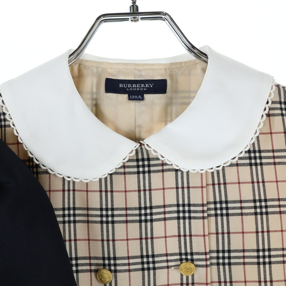 BURBERRY(バーバリー) ノバチェック ワンピース ジャケット セットアップ ベージュ/ブラック