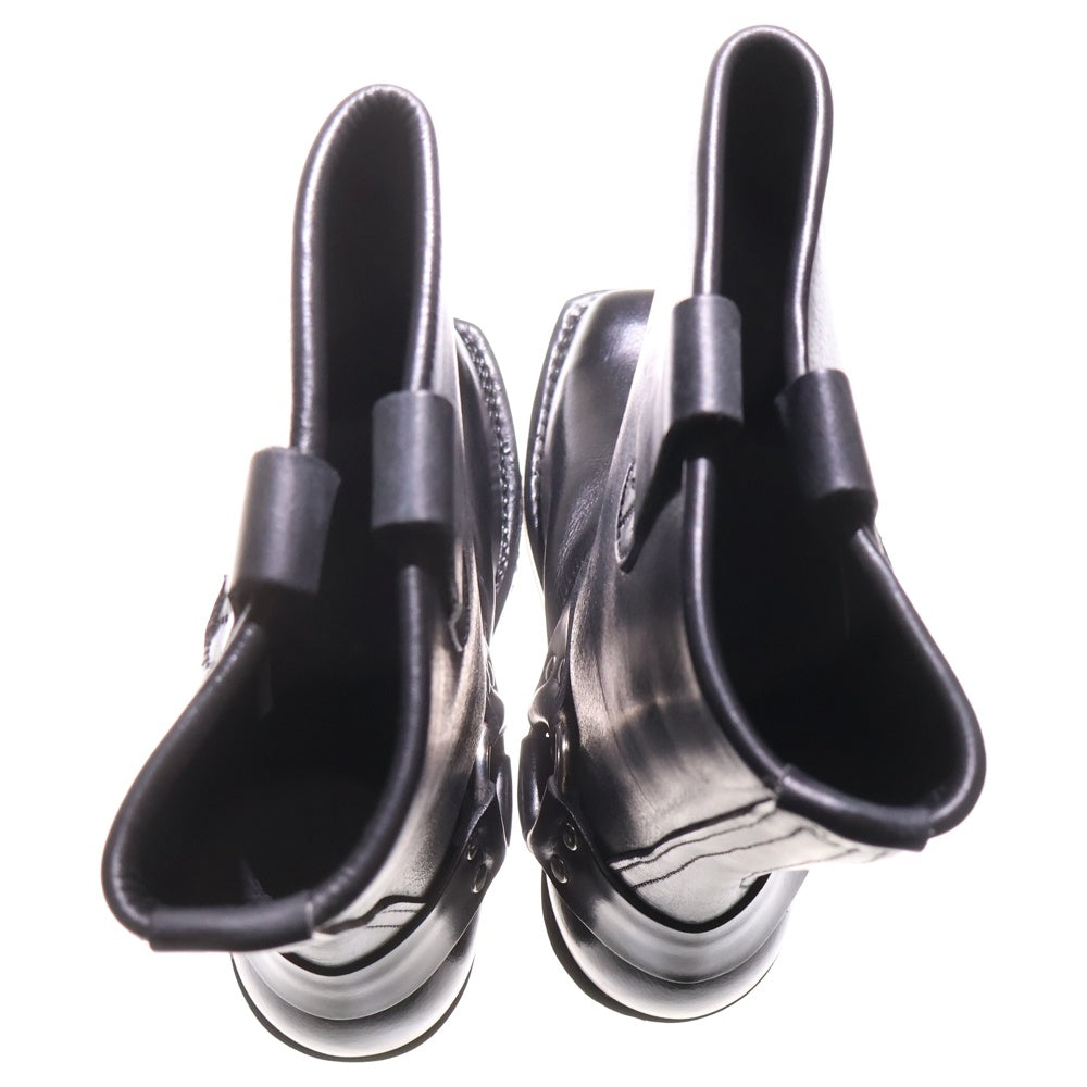 BIGTWIN(ビッグツイン) 【BIGTWIN ビッグツイン】 Vibramソール レザー リング エンジニアブーツ ロングブーツ ブラック