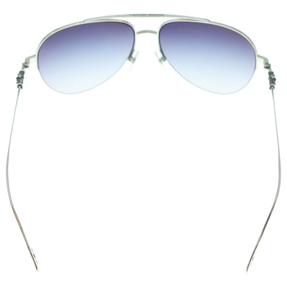 CHROME HEARTS(クロムハーツ) STAINS CHクロステンプル ティアドロップ サングラス アイウェア シルバー