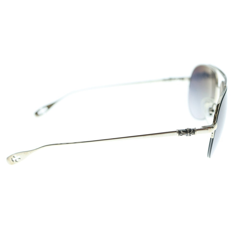 CHROME HEARTS(クロムハーツ) STAINS CHクロステンプル ティアドロップ サングラス アイウェア シルバー
