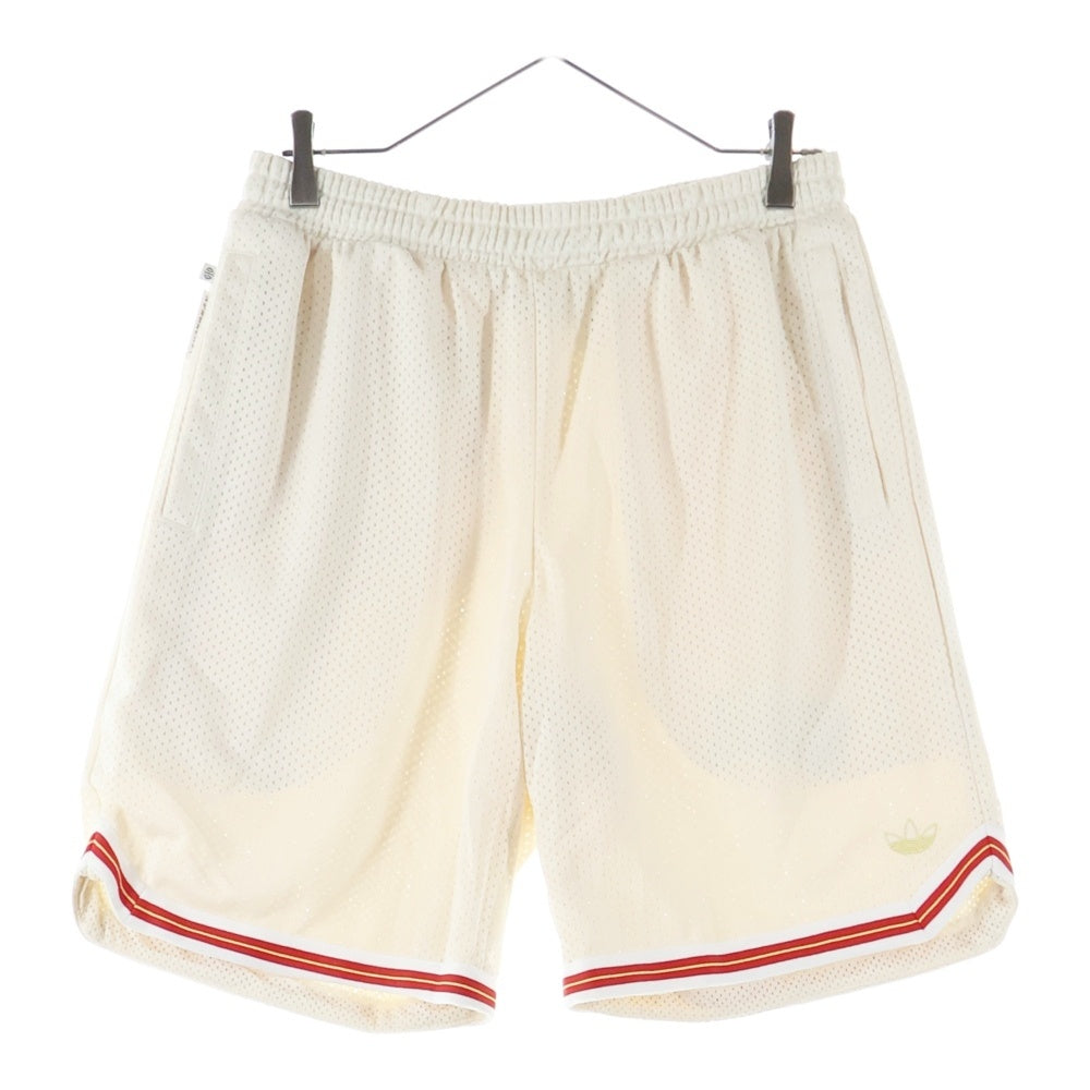 adidas(アディダス) × TYSHAWN タイショーン メッシュ ショートパンツ ハーフパンツ ホワイト HC2195