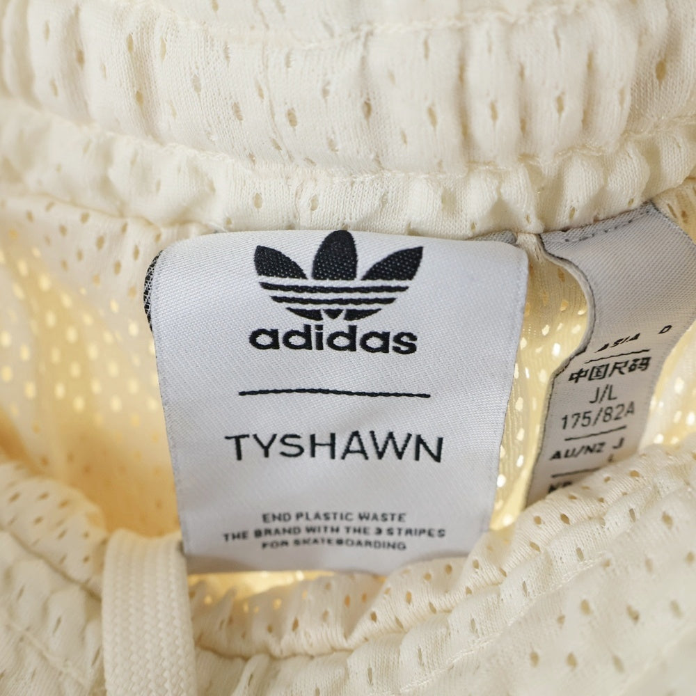 adidas(アディダス) × TYSHAWN タイショーン メッシュ ショートパンツ ハーフパンツ ホワイト HC2195