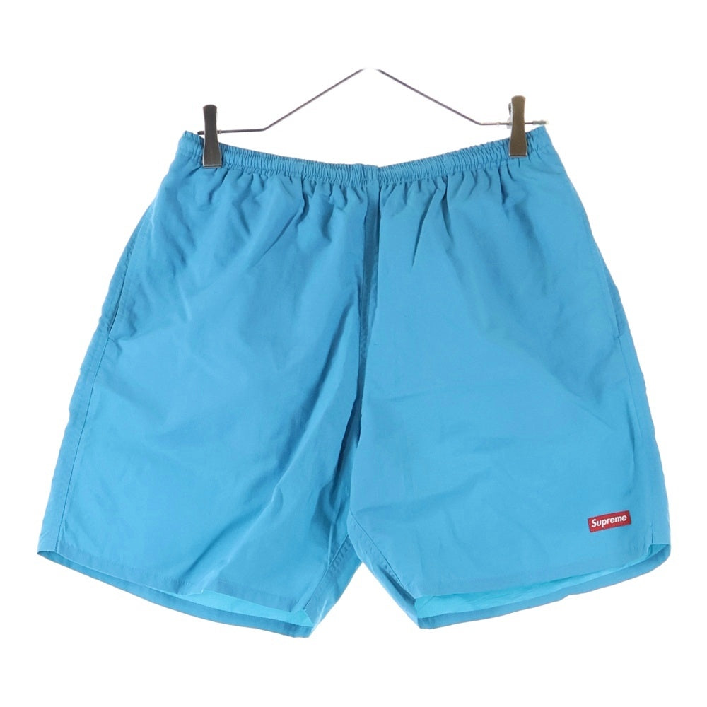 SUPREME(シュプリーム) 18SS Nylon Water Shorts スモールボックスロゴ ナイロンウォーターショーツ ハーフパンツ ブルー