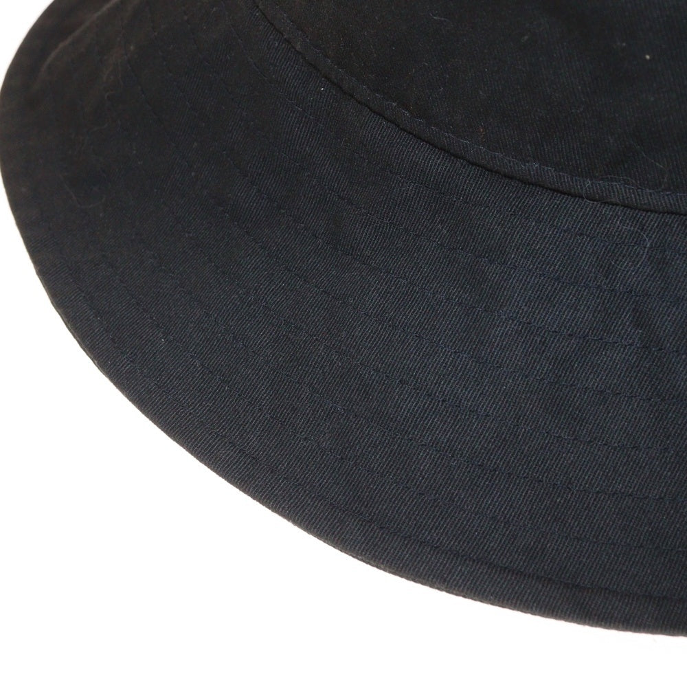 Ground Y(グラウンドワイ) ×NEW ERA BUCKET03 GY YYINC LOGO HAT ロゴ刺繍 バケットハット ブラック GI-H02-052