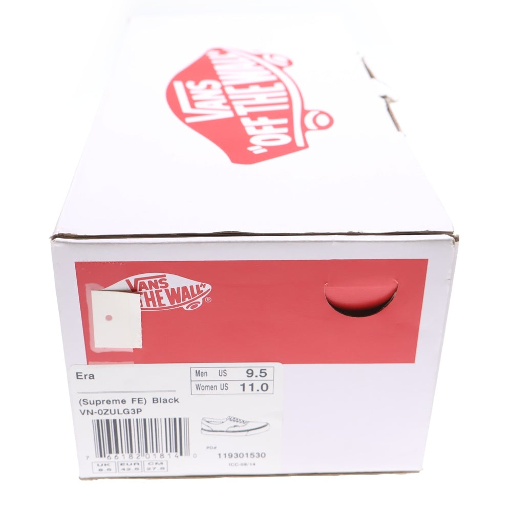 SUPREME(シュプリーム) 14AW ×VANS era fack em ローカットスニーカー ブラック US9.5/27.5cm VN-0ZULG3P