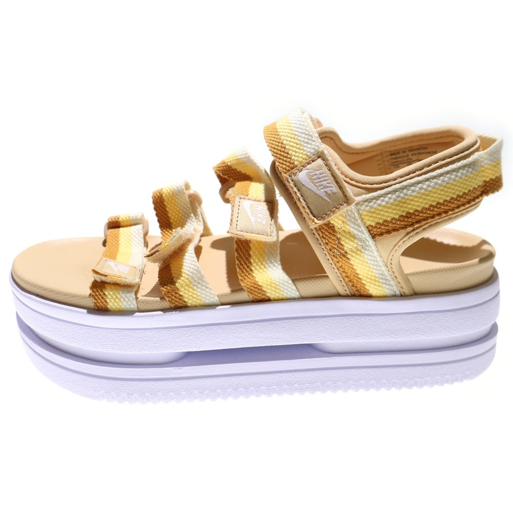 NIKE(ナイキ) WMNS ICON CLASSIC ナイキ アイコン クラシック サンダル イエロー US6/24cm DH0223-200 レディース