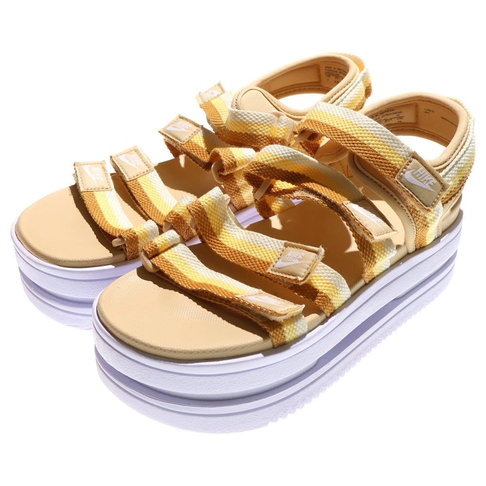 NIKE(ナイキ) WMNS ICON CLASSIC ナイキ アイコン クラシック サンダル イエロー US6/24cm DH0223-200 レディース