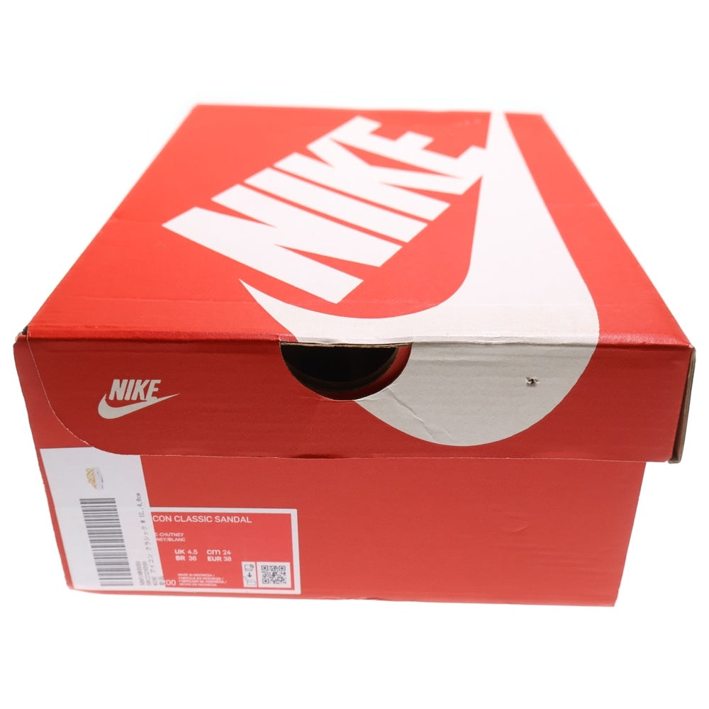 NIKE(ナイキ) WMNS ICON CLASSIC ナイキ アイコン クラシック サンダル イエロー US6/24cm DH0223-200 レディース