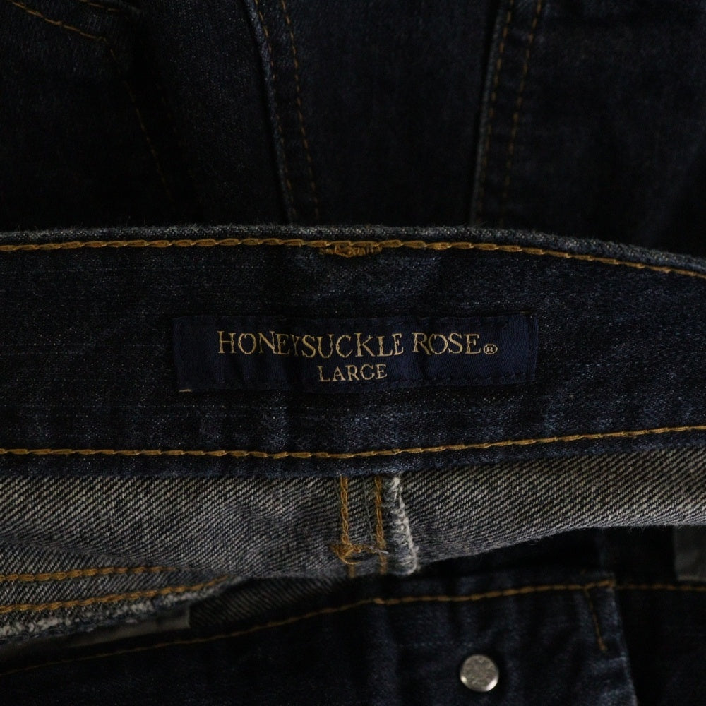 NO BRAND(ノーブランド) HONEY SUCKLE ROSE(ハニーサックルローズ) ストレート デニムパンツ インディゴ HR4402113001