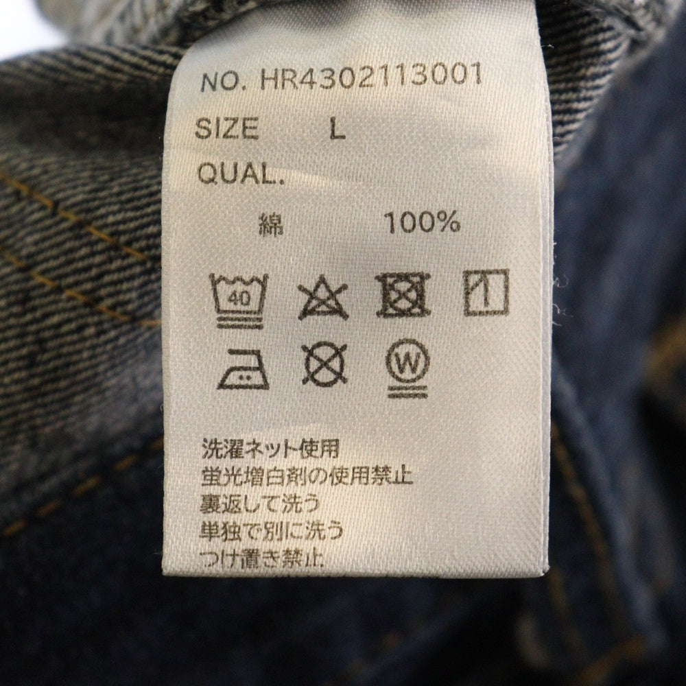 NO BRAND(ノーブランド) HONEY SUCKLE ROSE(ハニーサックルローズ) ストレート デニムパンツ インディゴ HR4402113001