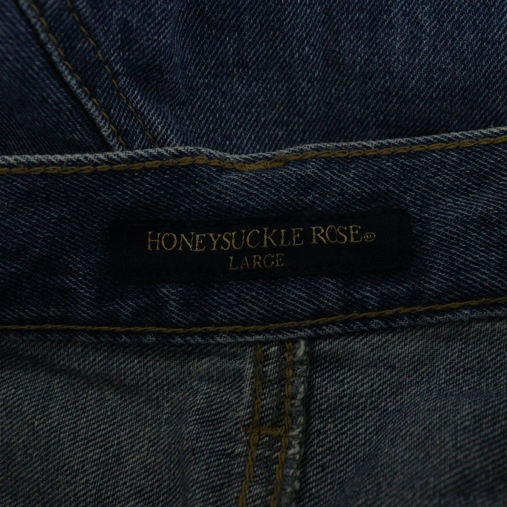 NO BRAND(ノーブランド) HONEY SUCKLE ROSE(ハニーサックルローズ) ストレート デニムパンツ インディゴ HR4302113001