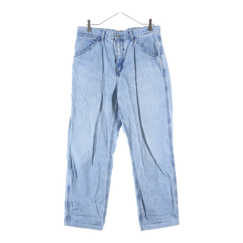NO BRAND(ノーブランド) UNIQLO ユニクロ ストレートデニムパンツ ライトブルー