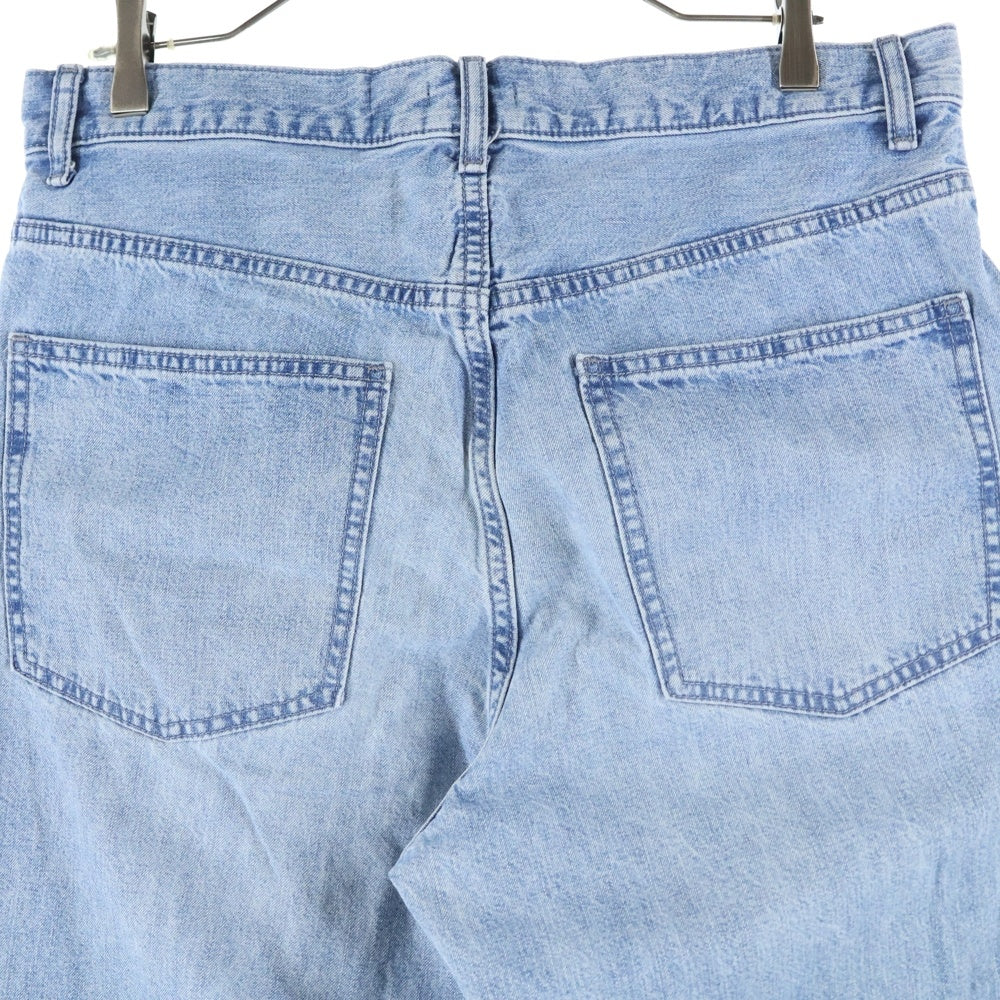 NO BRAND(ノーブランド) UNIQLO ユニクロ ストレートデニムパンツ ライトブルー