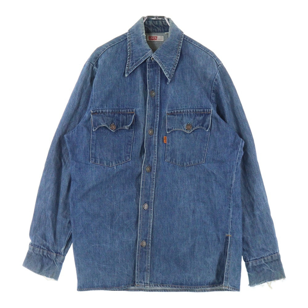 Levi's(リーバイス) 70s VINTAGE ボタン裏70 ロングスリーブ デニム 長袖シャツ インディゴ