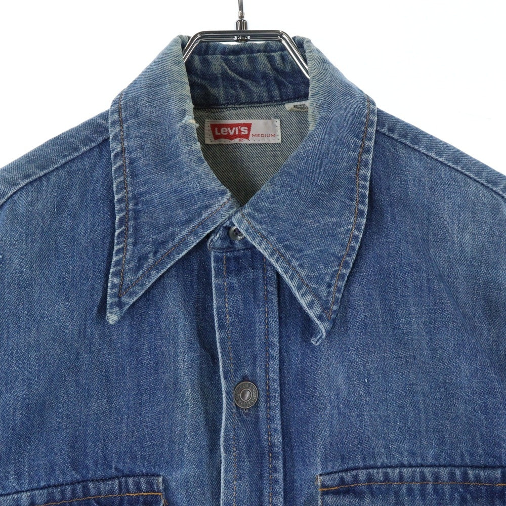 Levi's(リーバイス) 70s VINTAGE ボタン裏70 ロングスリーブ デニム 長袖シャツ インディゴ