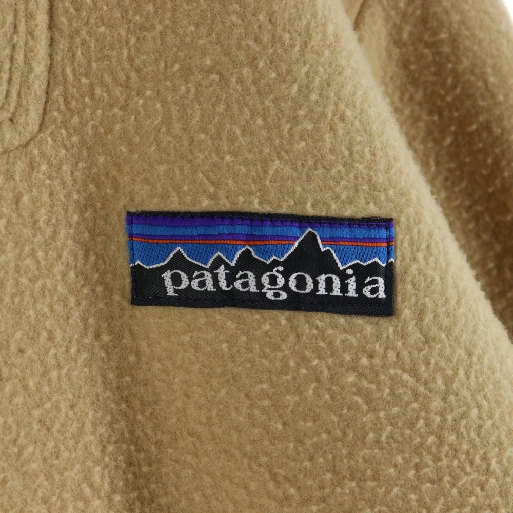 PATAGONIA(パタゴニア) 80s VINTAGE デカタグ ハーフジップ フリースジャケット パーカー ベージュ