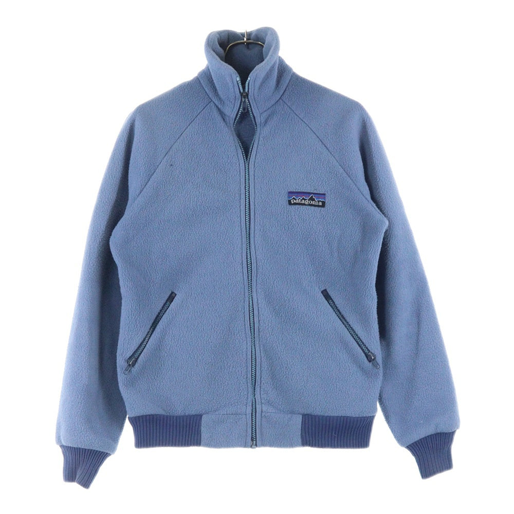 PATAGONIA(パタゴニア) 80s VINTAGE デカタグ ジップアップ フリースジャケット パーカー ブルー