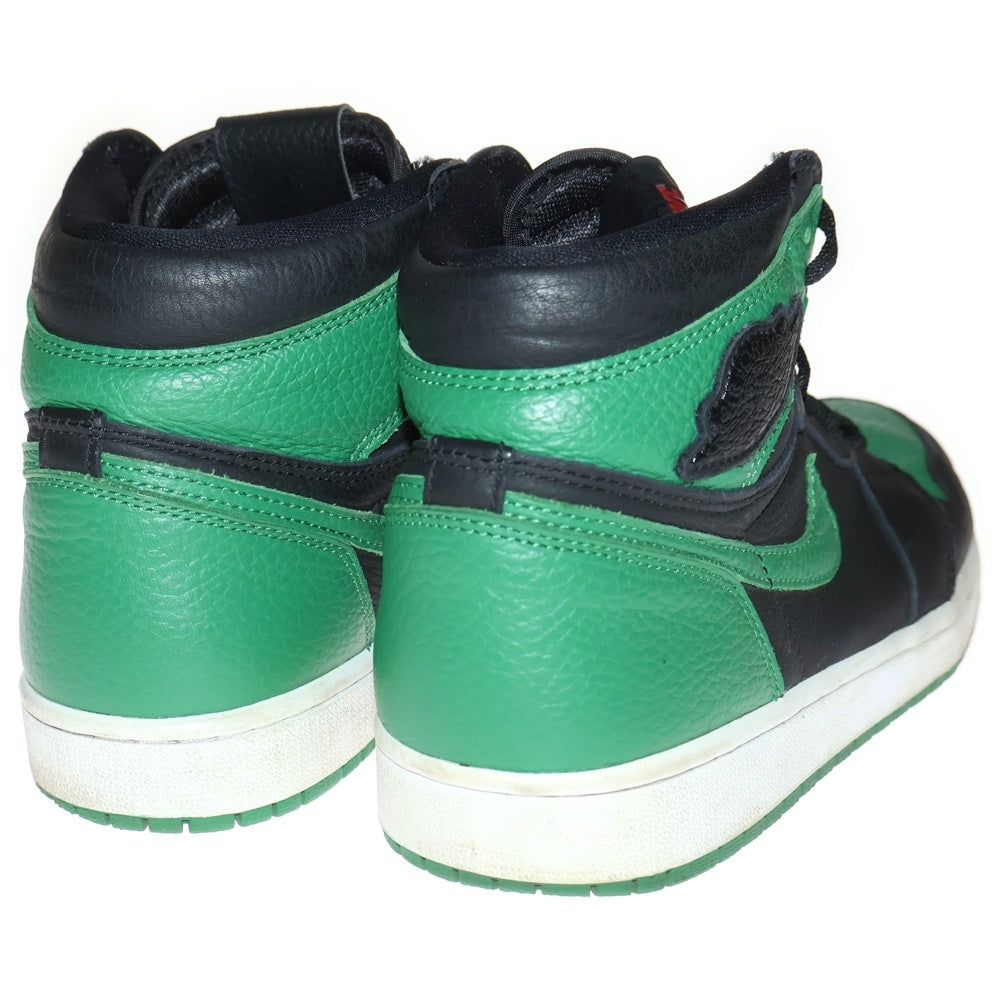NIKE(ナイキ) AIR JORDAN 1 RETRO HIGH OG PINE GREEN 2020 エアジョーダン1 パイングリーン ハイカットスニーカー ブラック/グリーン US8.5/26.5cm 555088-030
