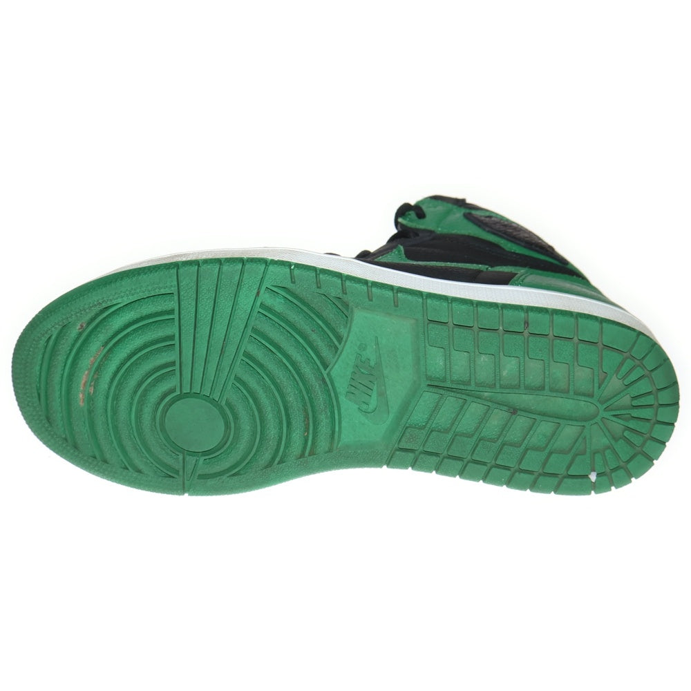 NIKE(ナイキ) AIR JORDAN 1 RETRO HIGH OG PINE GREEN 2020 エアジョーダン1 パイングリーン ハイカットスニーカー ブラック/グリーン US8.5/26.5cm 555088-030