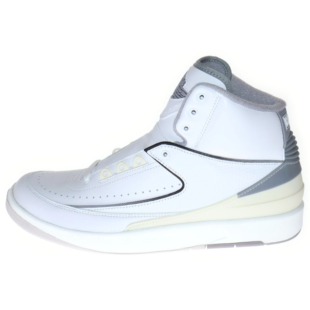 NIKE(ナイキ) Air Jordan 2 White and Cement Grey エアジョーダン2 ホワイト アンド セメントグレー ミッドカットスニーカー US9.5/27.5cm ホワイト/グレー DR8884-100