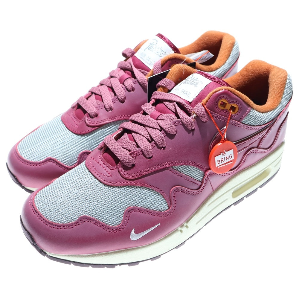 NIKE(ナイキ) ×PATTA AIR MAX 1 NIGHT MAROON DO9549-001 パタ エアマックス1 ナイトマルーン ローカットスニーカー パープル US9/27.0cm