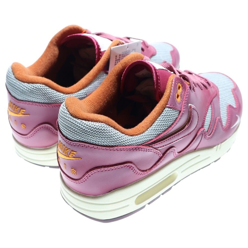 NIKE(ナイキ) ×PATTA AIR MAX 1 NIGHT MAROON DO9549-001 パタ エアマックス1 ナイトマルーン ローカットスニーカー パープル US9/27.0cm