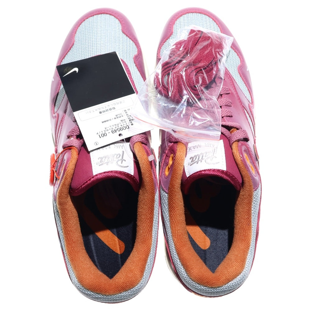 NIKE(ナイキ) ×PATTA AIR MAX 1 NIGHT MAROON DO9549-001 パタ エアマックス1 ナイトマルーン ローカットスニーカー パープル US9/27.0cm