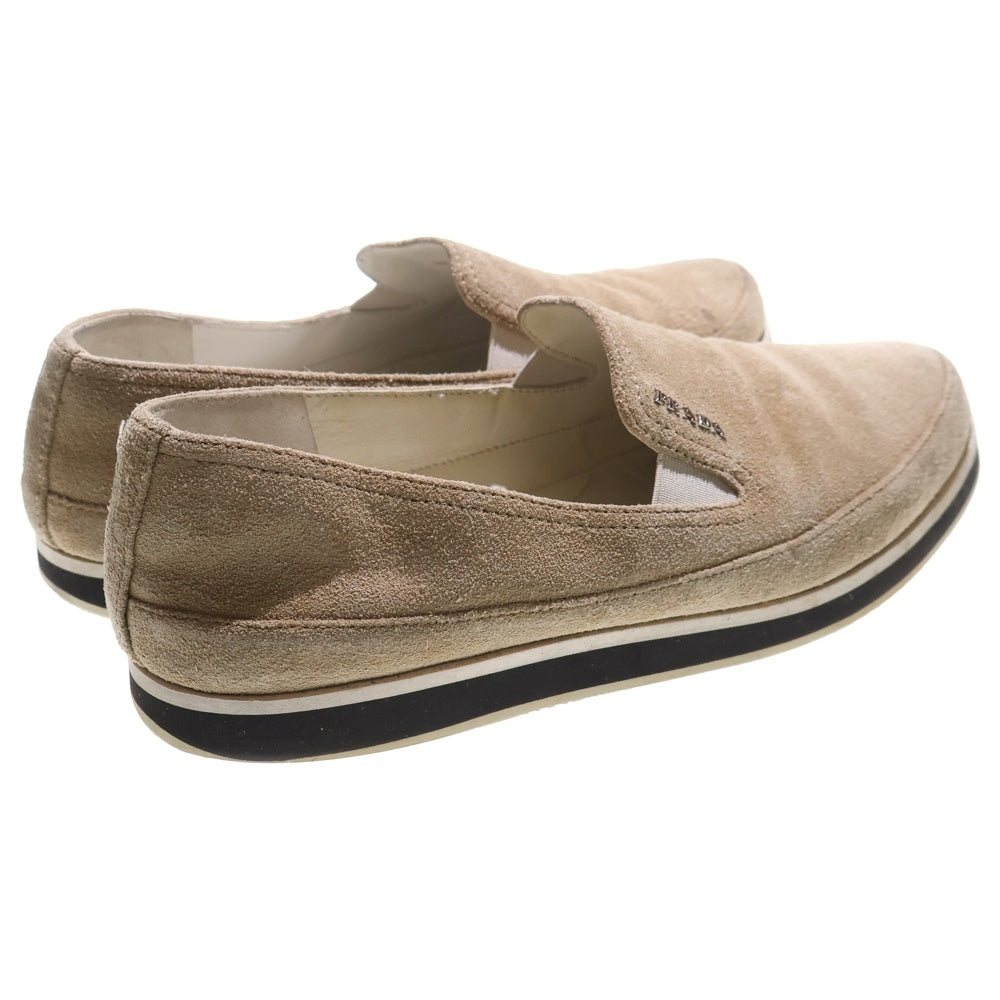 PRADA SPORT(プラダ スポーツ) スウェード スリッポン ローカット スニーカー ベージュ 3S5749