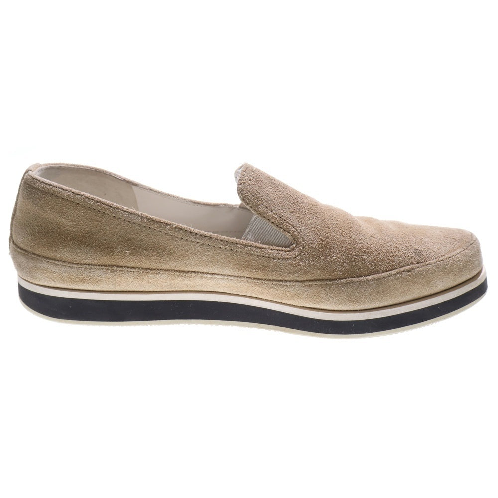 PRADA SPORT(プラダ スポーツ) スウェード スリッポン ローカット スニーカー ベージュ 3S5749