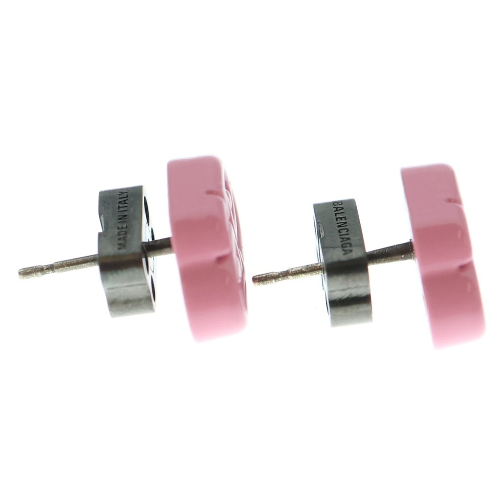 BALENCIAGA(バレンシアガ) BB Logo Stud Earings BBロゴ スタッドピアス ピンク