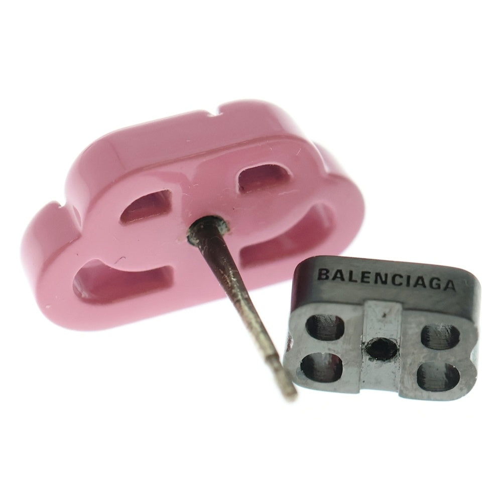 BALENCIAGA(バレンシアガ) BB Logo Stud Earings BBロゴ スタッドピアス ピンク