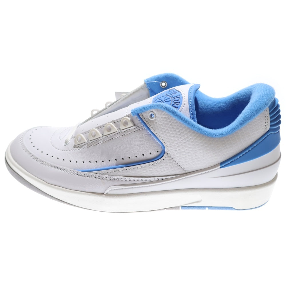 NIKE(ナイキ) AIR JORDAN 2 RETRO LOW UNIVERSITY BLUE エアジョーダン2 レトロ ロー ユニバーシティブルー ローカットスニーカー ブルー/ホワイト US9/27cm DV9956-104