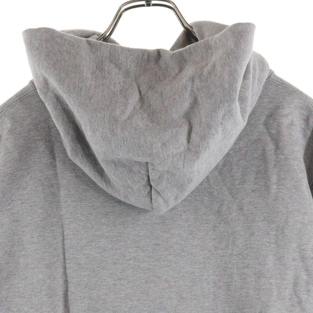 GOD SELECTION XXX(ゴッドセレクショントリプルエックス) フロントロゴ刺繍 プルオーバーパーカー フーディー グレー