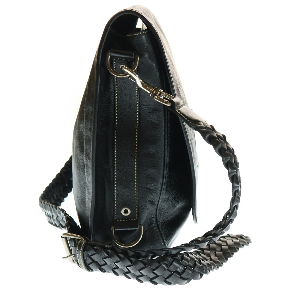 GUCCI(グッチ) ヒステリア レザー ショルダーバッグ ブラック 223658