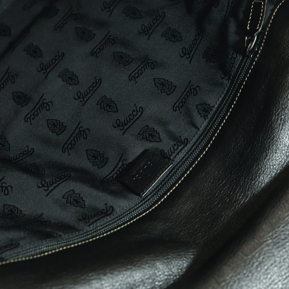 GUCCI(グッチ) ヒステリア レザー ショルダーバッグ ブラック 223658