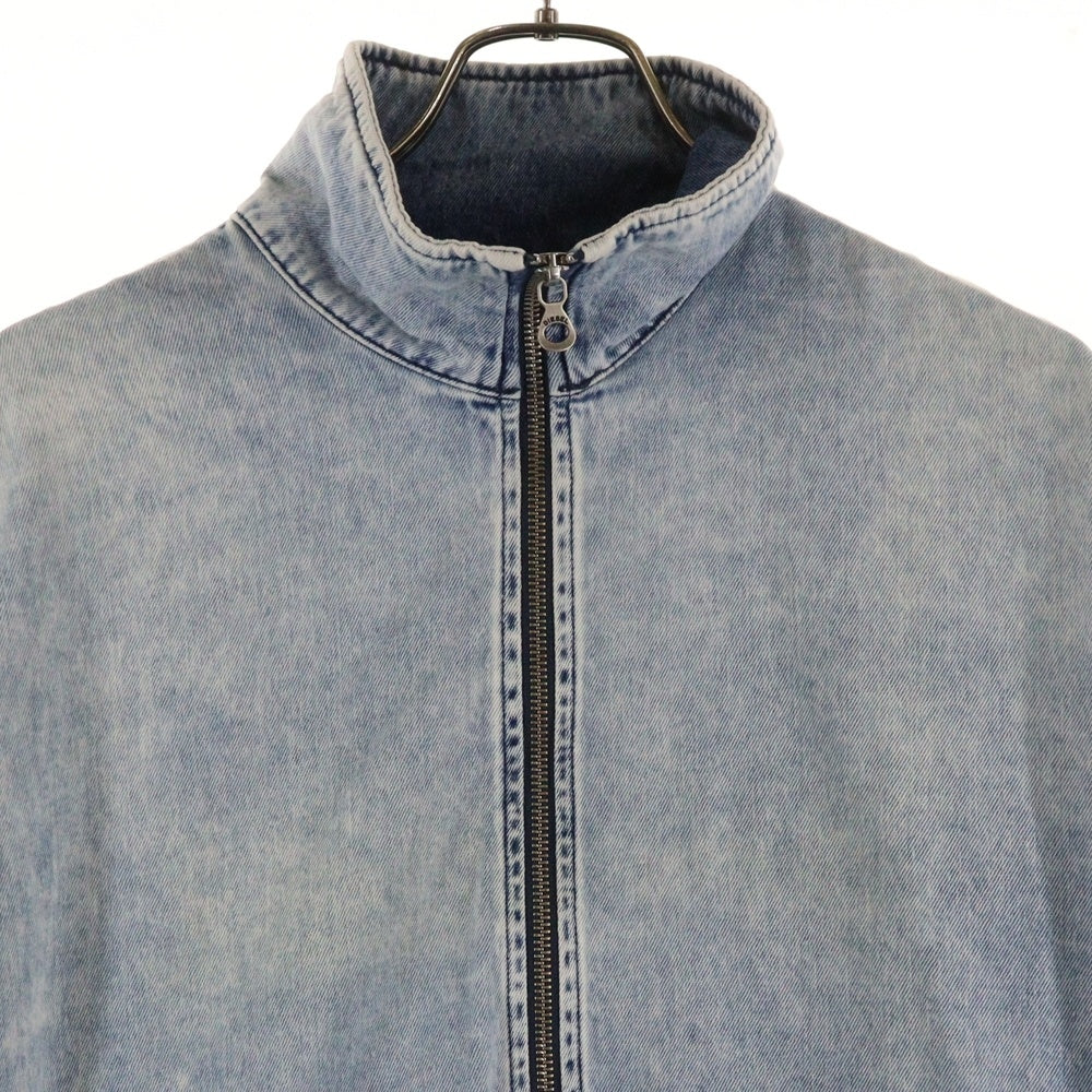 DIESEL(ディーゼル) D-KRAP-S1 クラップ ダブルジップ バックロゴ デニムボンバージャケット ブルゾン インディゴ A14339
