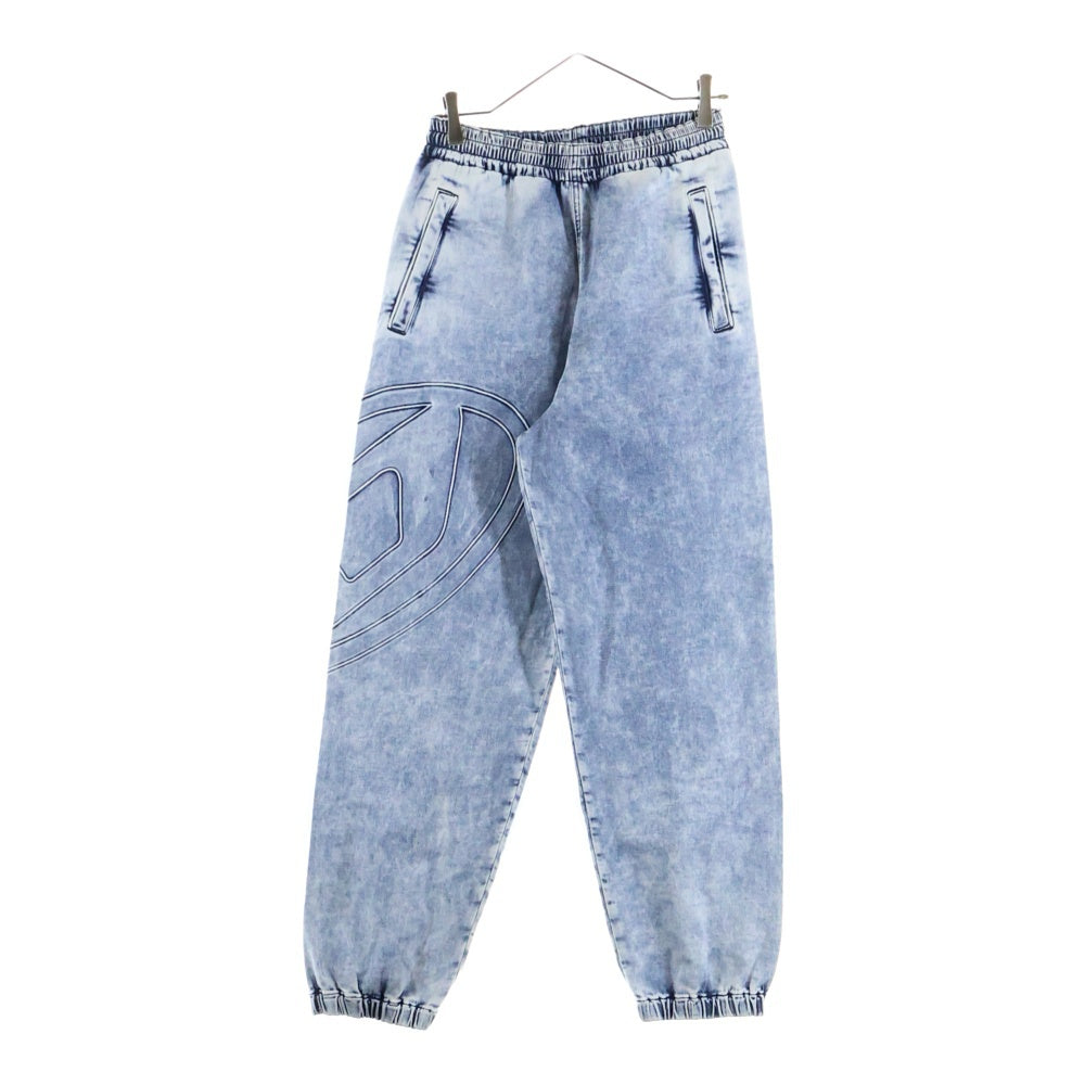 DIESEL(ディーゼル) D-LAB-S2 TRACK ビッグオーバルD ロゴ デニムトラックパンツ インディゴ A14963