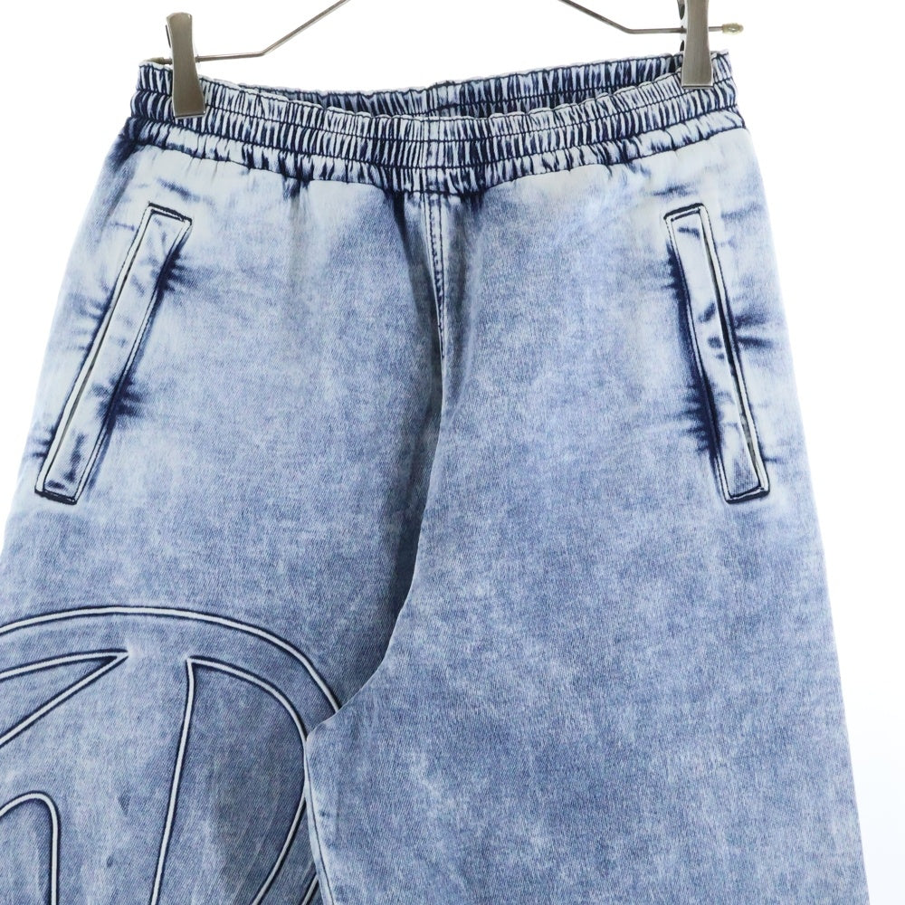 DIESEL(ディーゼル) D-LAB-S2 TRACK ビッグオーバルD ロゴ デニムトラックパンツ インディゴ A14963