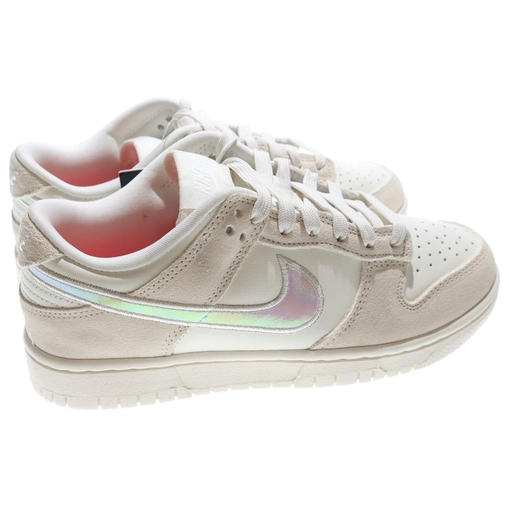NIKE(ナイキ) WMNS Dunk Low Iridescent Swoosh ダンク ロー インシデント スウォッシュ ローカットスニーカー ホワイト HF5074-133