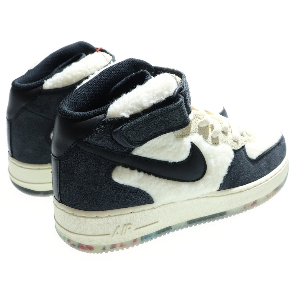NIKE(ナイキ) AIR FORCE 1 MID 07 PREMIUM エアフォース1 プレミアム ココナッツ ミッドカットスニーカー ホワイト/グレー US9/27cm DO2123-113