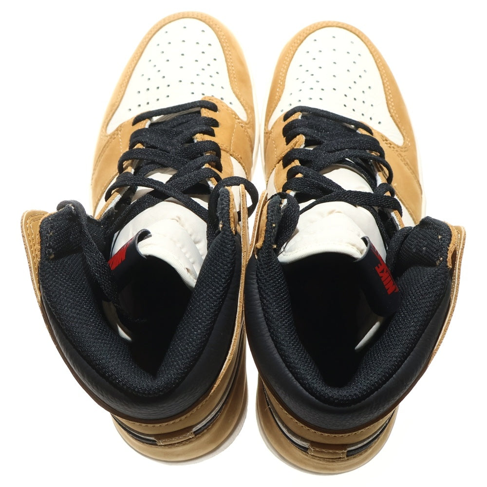 NIKE(ナイキ) AIR JORDAN 1 RETRO ROOKIE OF THE YEAR エアジョーダン1 ルーキーオブザイヤー ハイカットスニーカー US10/28cm ホワイト/ブラウン 555088-700