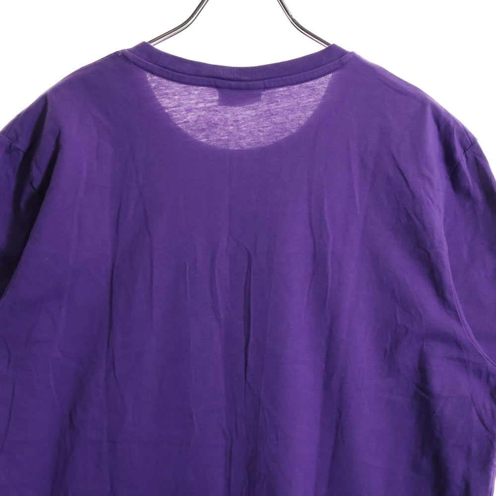 DIESEL(ディーゼル) フロント グラフィック プリント 半袖Tシャツ カットソー パープル