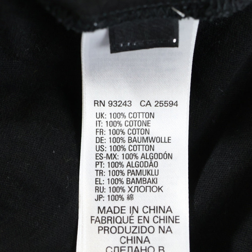 DIESEL(ディーゼル) 胸 デニムポケット 半袖Tシャツ カットソー ブラック