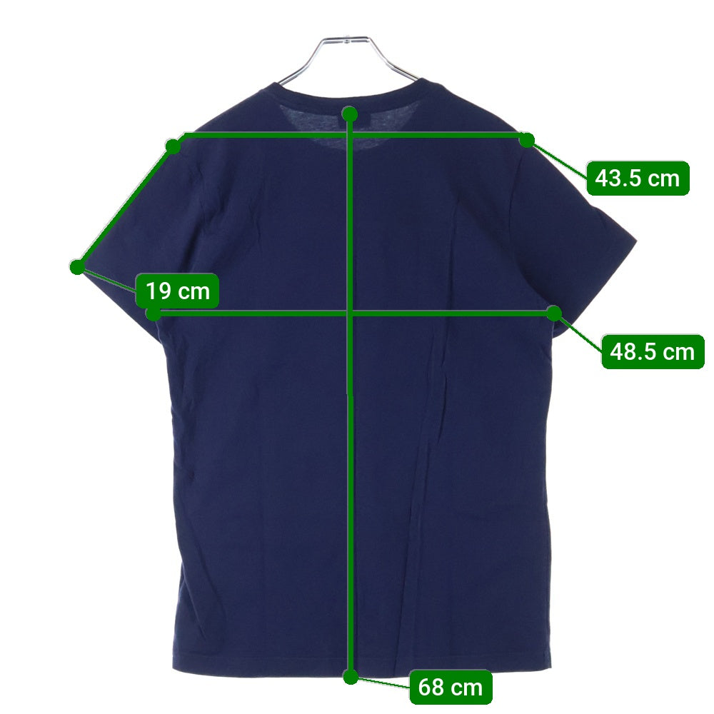 DIESEL(ディーゼル) テープ ロゴプリント 半袖Tシャツ カットソー ネイビー