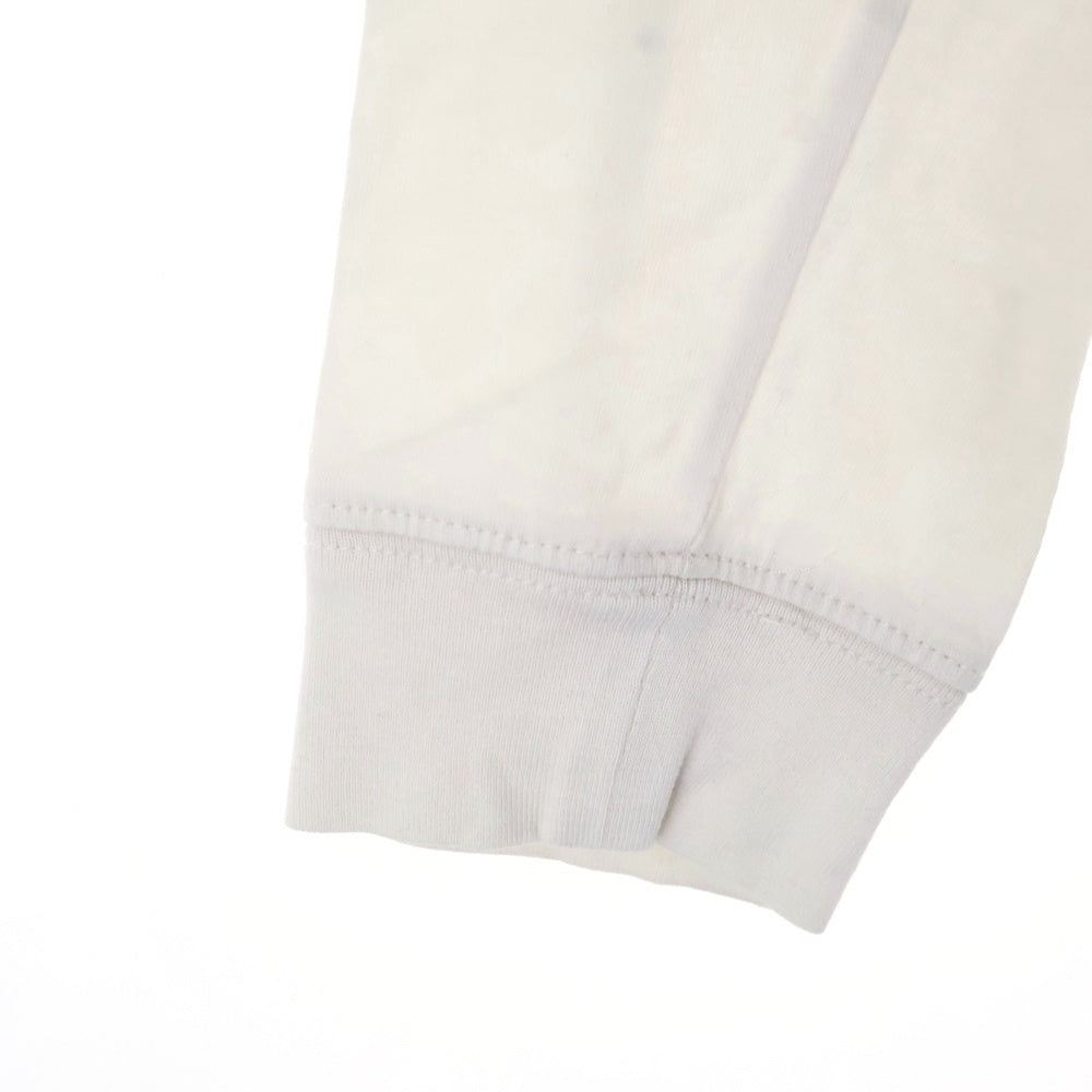 DIESEL(ディーゼル) フロント ロゴ プリント 長袖Tシャツ カットソー ホワイト