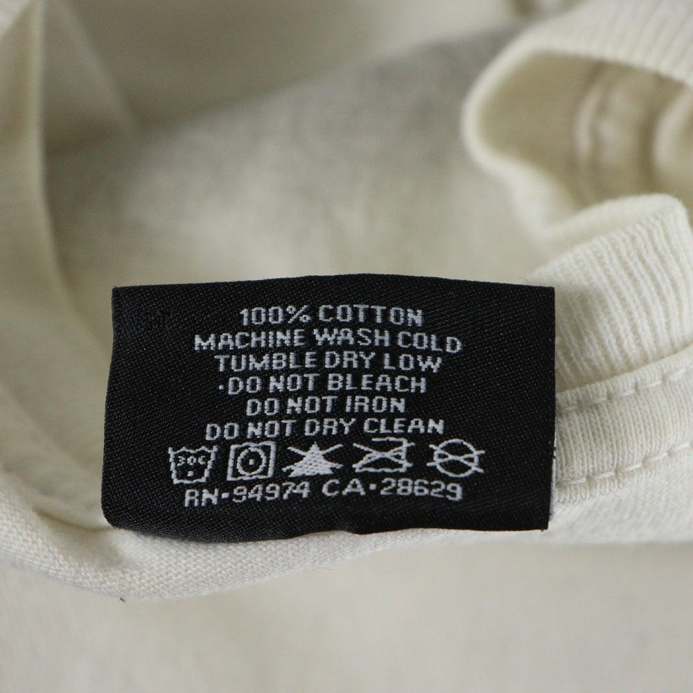 STUSSY(ステューシー) フォトプリント 両面 ロゴプリント 半袖Tシャツ カットソー ホワイト