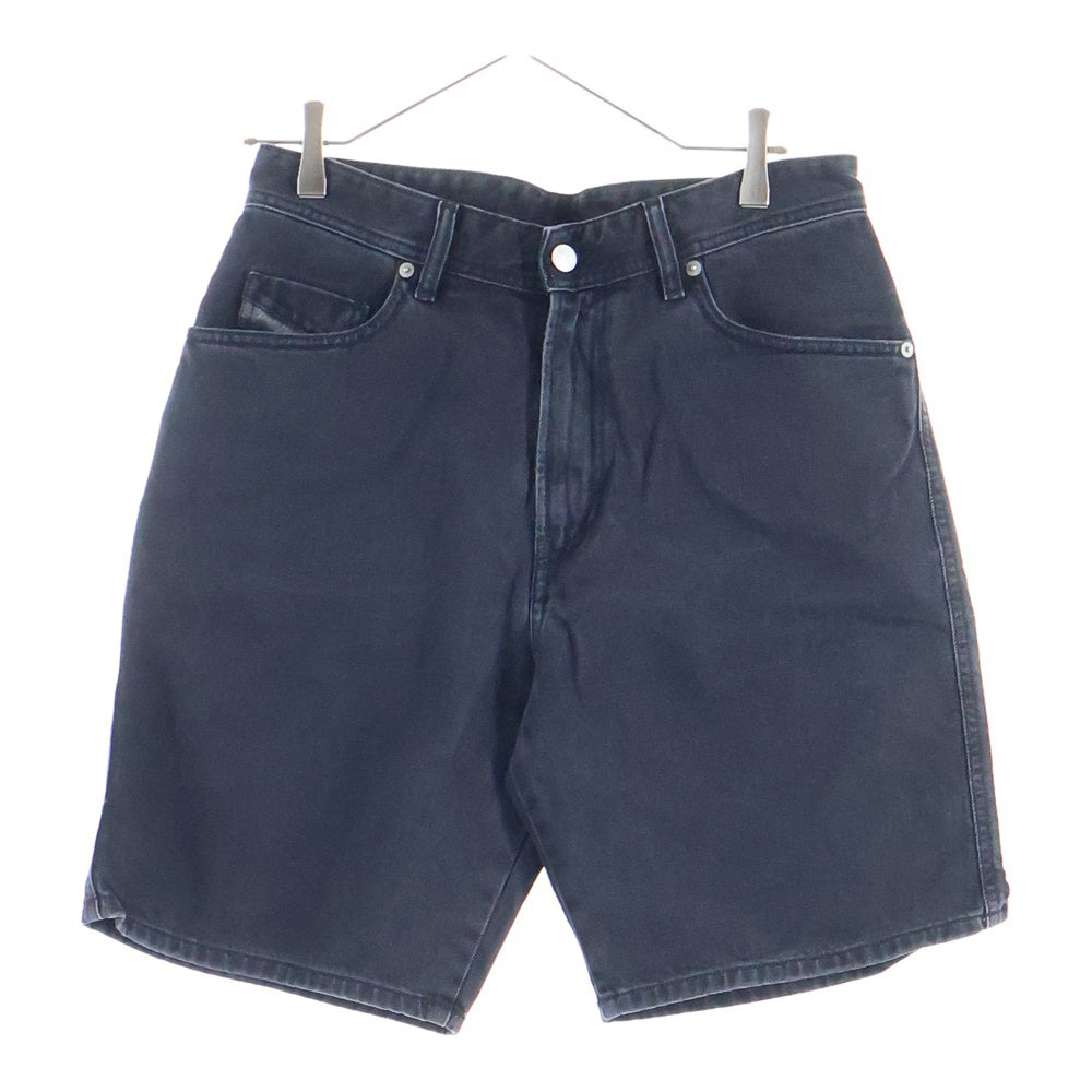 DIESEL(ディーゼル) ストラップ付き デニム ショーツ ブラック