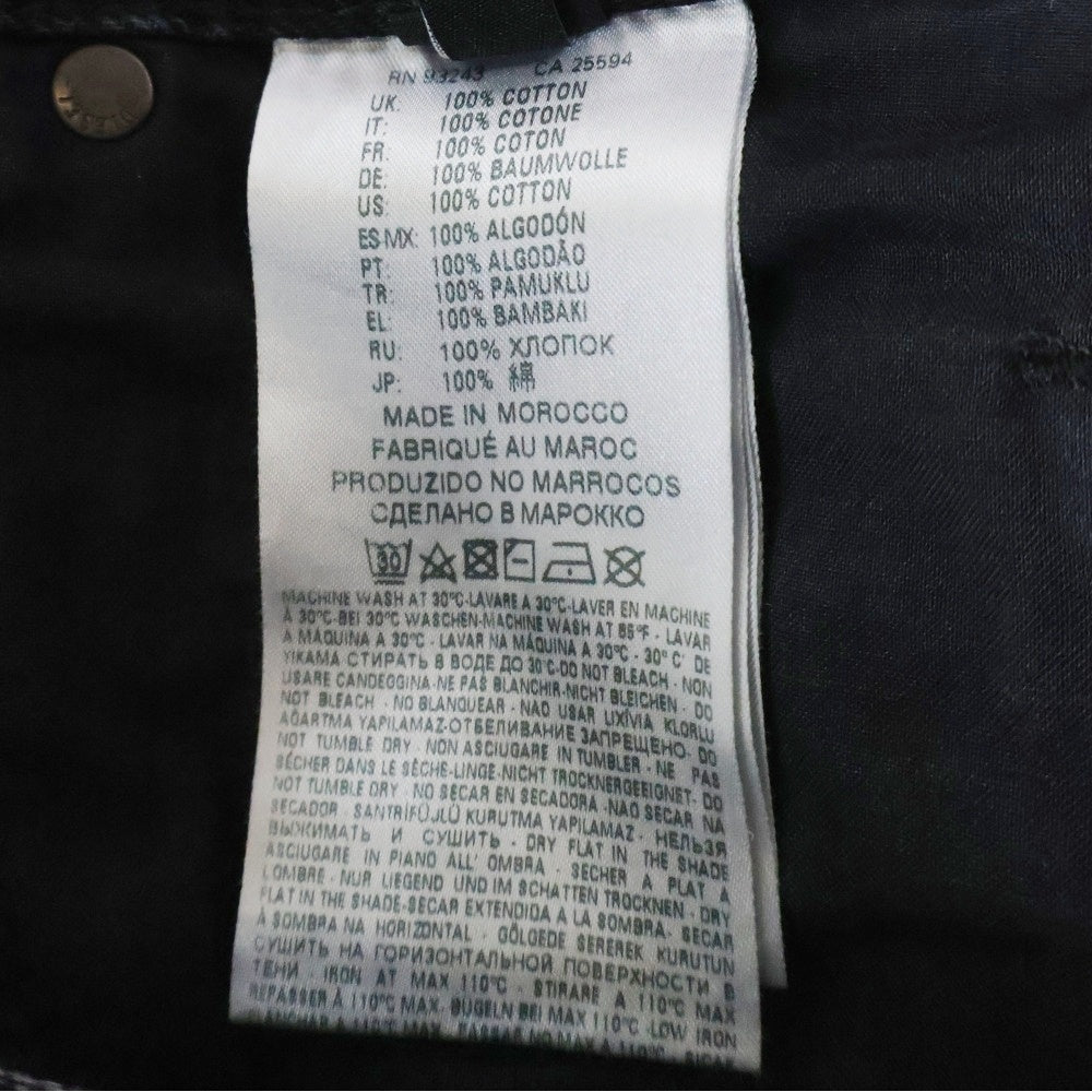 DIESEL(ディーゼル) ストラップ付き デニム ショーツ ブラック