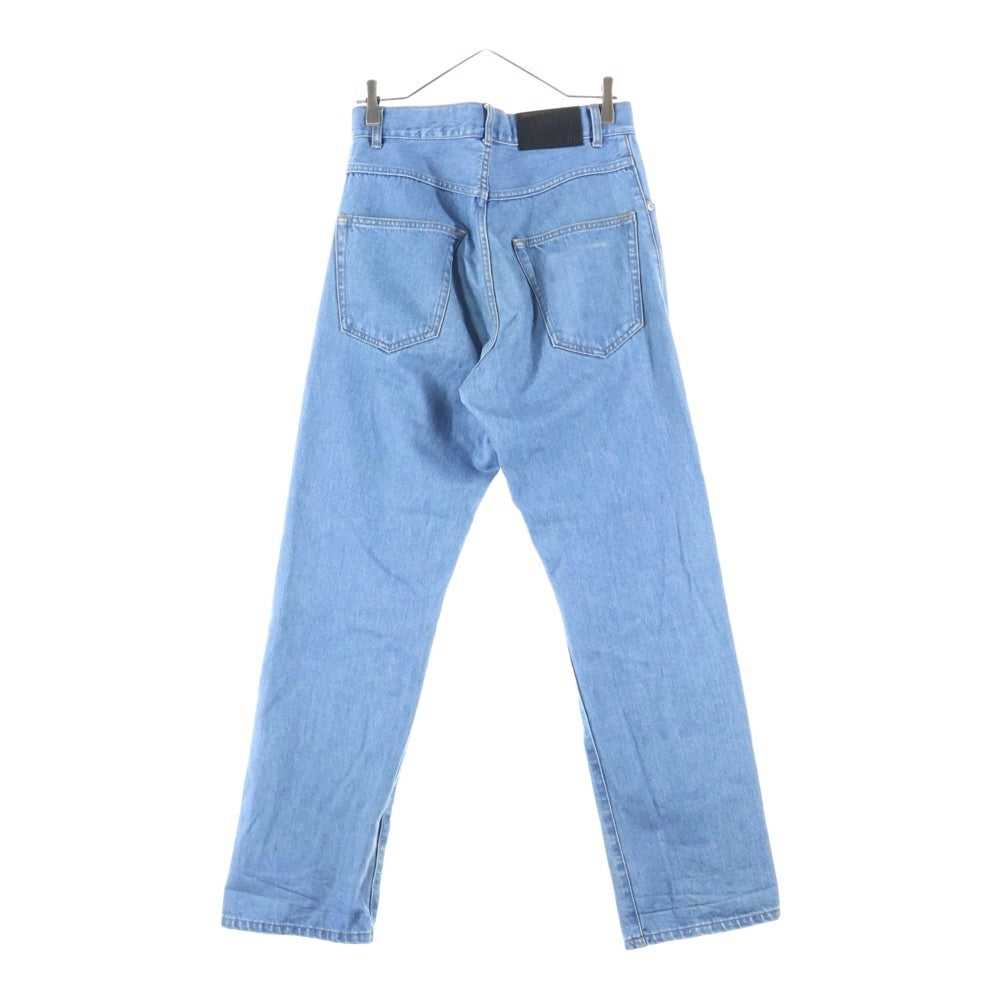 STUSSY(ステューシー) ロゴパッチ ストレート デニムパンツ インディゴ